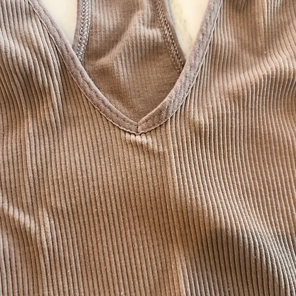FP Movement by Free People Ribbed Tank - Brown - Picture 2 of 4